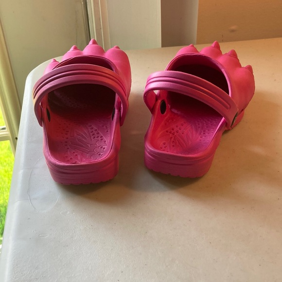 Clawz pink childrens Sz 13 slip on shoe clogs - Picture 9 of 10